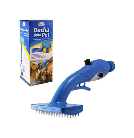 DUCHA PARA PET COM RESERVATORIO PARA SHAMPOO + MANGUEIRA